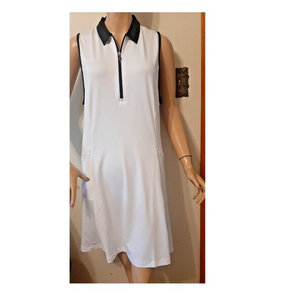 Callaway Racer Back Sleeveless Flounce Golf Dress Women's XL - Picture 1 of 2